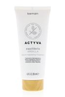 Kemon Masker Actyva Equilibrio Argilla Sebum-Regulating Treatment 200ml | Voor Shampoo Vette Hoofdhuid