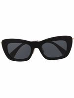 Lanvin lunettes de soleil teintées à monture papillon - Noir