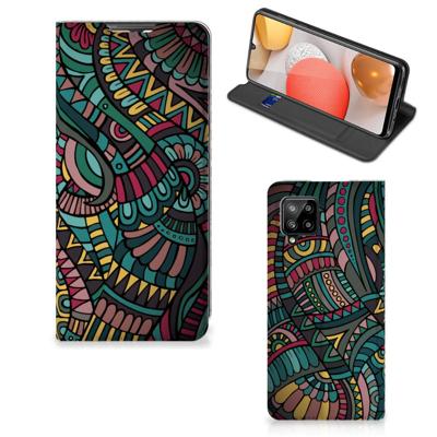 Samsung Galaxy A42 | Hoesje met Magneet | Aztec