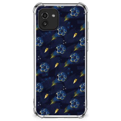 Doorzichtige Silicone Hoesje voor Samsung Galaxy A03 Voetbal