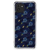 Doorzichtige Silicone Hoesje voor Samsung Galaxy A03 Voetbal