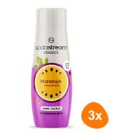 SodaStream - Passievrucht Suikervrij Siroop - 3x 440ml