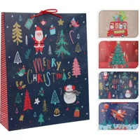 GESCHENKTAS KERST MEDIUM 4ASS GESCHENKTAS KERST MEDIUM 4ASS