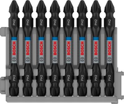 Bosch Accessoires Schroefbit tweezijdig Impact Control PH2, 65 mm 8x - 2608522337