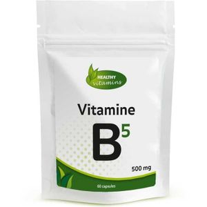 Vitamine B5 500 mg | 60 capsules | Vitaminesperpost.nl