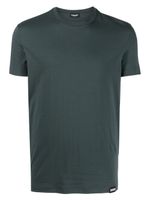 DSQUARED2 t-shirt en coton à patch logo - Vert - thumbnail