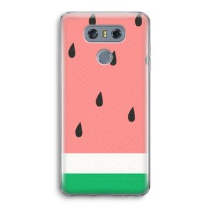 Watermeloen: LG G6 Transparant Hoesje