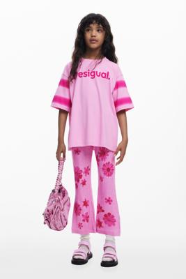 leggings met bloemen - RED - 11/12