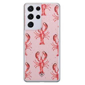 Samsung Galaxy S21 Ultra siliconen telefoonhoesje - Lobster all the way