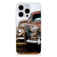 iPhone 15 Pro Max | Siliconen hoesje | met foto Vintage Auto