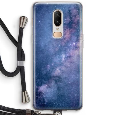 Nebula: OnePlus 6 Transparant Hoesje met koord