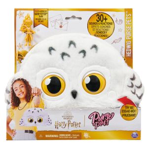 Wizarding World Harry Potter - Hedwig Purse Pets interactieve dierenschoudertas met meer dan 30 geluiden en reacties