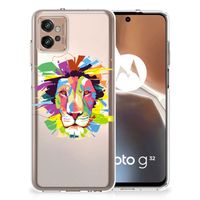 Motorola Moto G32 Telefoonhoesje met Naam Lion Color