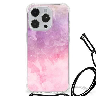 Back Cover iPhone 14 Pro Pink Purple Paint Back Cover iPhone 14 Pro Pink Purple Paint