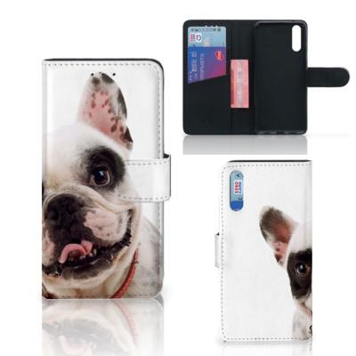 Huawei P20 | Telefoonhoesje | Met pasjeshouder | Franse Bulldog