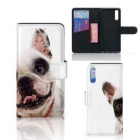 Huawei P20 | Telefoonhoesje | Met pasjeshouder | Franse Bulldog
