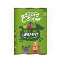 Edgard & Cooper Adult - Lam & Rund - 6 x 400 g blikken - thumbnail