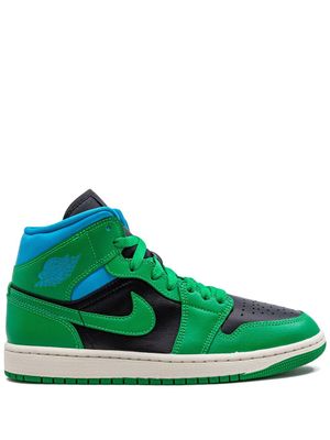 Jordan "baskets Air Jordan 1 Mid ""Lucky Green/Aquatone""" - Noir