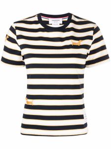 Thom Browne t-shirt à col rond - Bleu