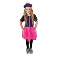 Verkleedset Pietenjurk Roze/Paars 3-5 Jaar