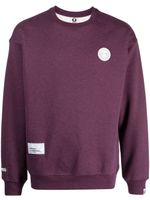 AAPE BY *A BATHING APE® sweat à patch logo - Violet - thumbnail