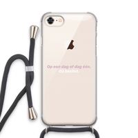 gij beslist: iPhone 7 Transparant Hoesje met koord