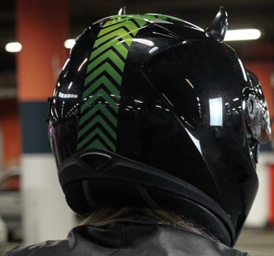 Pijlen ontwerp motor sticker