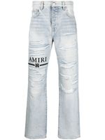 AMIRI jean à logo brodé - Bleu