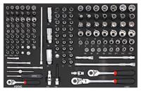 Doppenset 1/4" & 3/8", 142-delig 214201