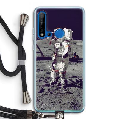 Spaceman: Huawei P20 Lite (2019) Transparant Hoesje met koord