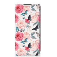 Xiaomi Redmi Note 10/10T 5G | Poco M3 Pro Smart Cover Butterfly Roses - thumbnail