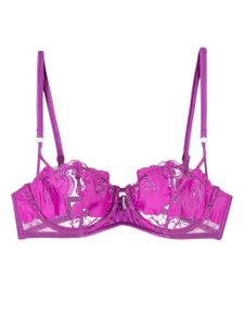 Fleur Du Mal soutien-gorge Rose à logo brodé - Violet