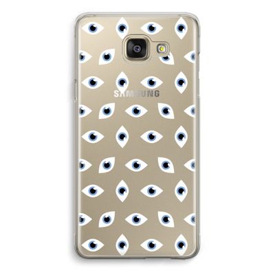 Eyes pattern: Samsung Galaxy A5 (2016) Transparant Hoesje