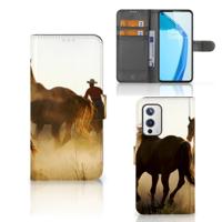 OnePlus 9 | Telefoonhoesje | Met pasjeshouder | Design Cowboy
