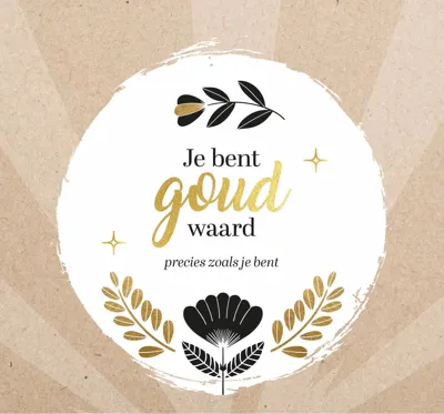 Tafelkalender - Just for you - Je bent goud waard