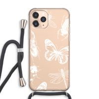 Tiny Bugs: iPhone 11 Pro Max Transparant Hoesje met koord