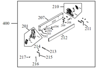 DeWalt Accessoires N878752 GELEIDING SA | Parallelgeleider | Dwe7485 - N878752