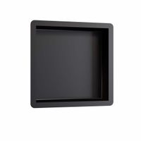 Brauer Black Edition inbouwnis 30x30cm zwart mat