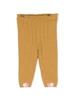 Louise Misha legging Moldavia à détails de pompon - Jaune