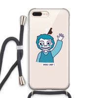 Zwaai: iPhone 7 PLUS Transparant Hoesje met koord