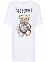 Moschino T-shirtjurk met teddybeerprint - Wit - thumbnail