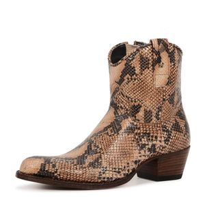 Sendra slangenprint enkellaars-40