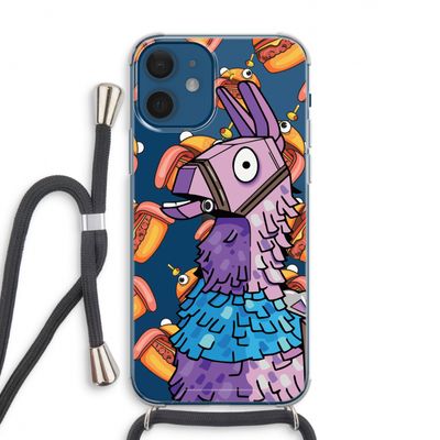 Loot Burger: iPhone 12 Transparant Hoesje met koord