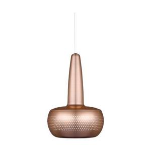 Umage Clava hanglamp brushed copper - met koordset wit - Ø 21,5 cm