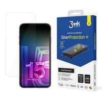 iPhone 15 Plus 3MK SilverProtection+ Antimicrobiële Screenprotector - Doorzichtig - thumbnail