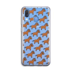 Pony: Samsung Galaxy A40 Transparant Hoesje