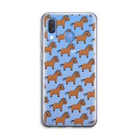 Pony: Samsung Galaxy A40 Transparant Hoesje