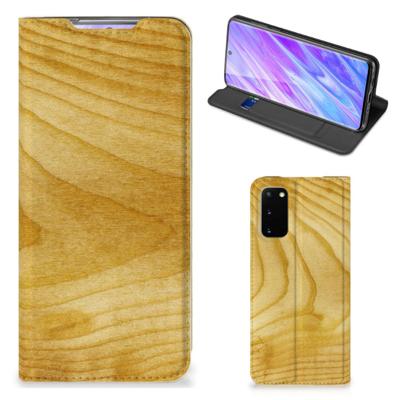 Samsung Galaxy S20 Book | Wallet Case | Licht Hout