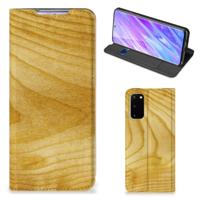 Samsung Galaxy S20 Book | Wallet Case | Licht Hout