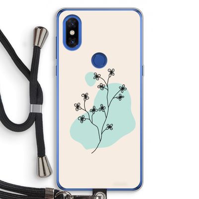 Love your petals: Xiaomi Mi Mix 3 Transparant Hoesje met koord